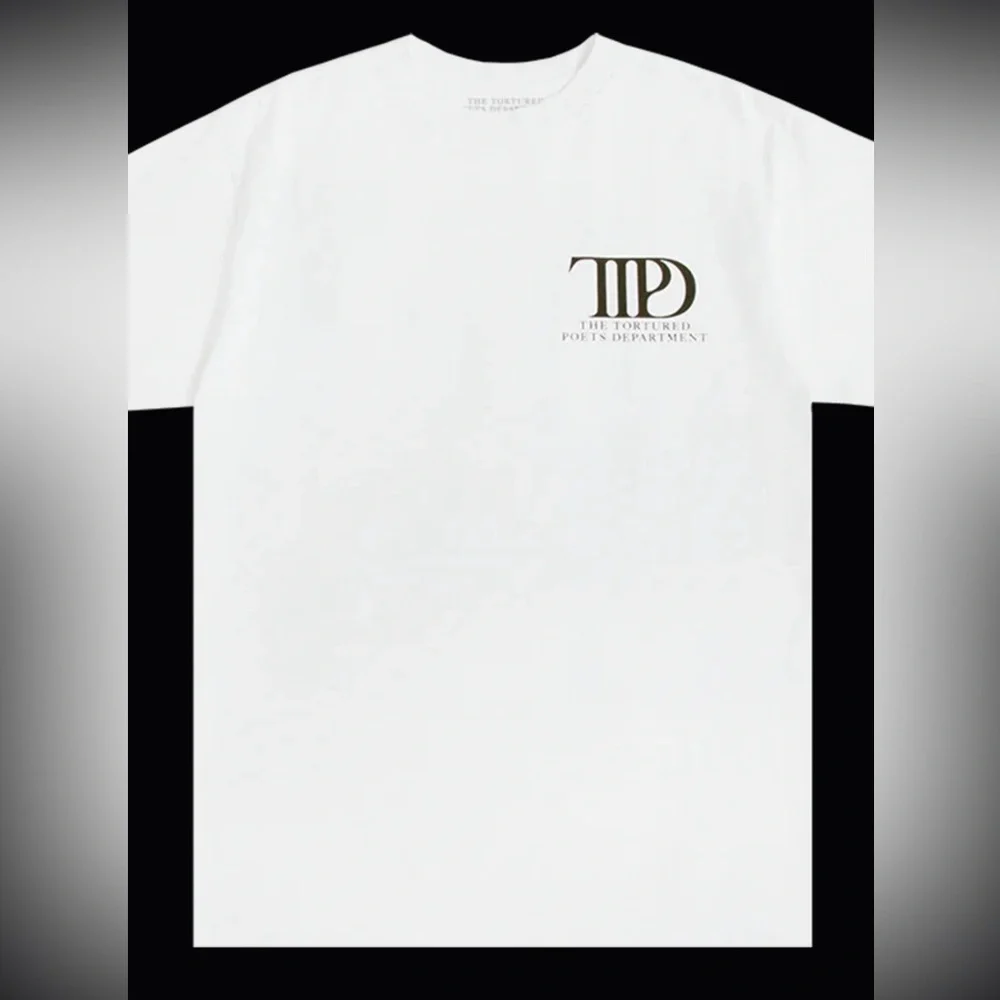BRAND NEW Authentic The Tortured Poets Department White T-Shirt Size XL - Picture 4 of 7